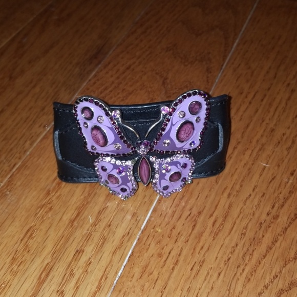 Jewelry - Leather Butterfly Bracelet